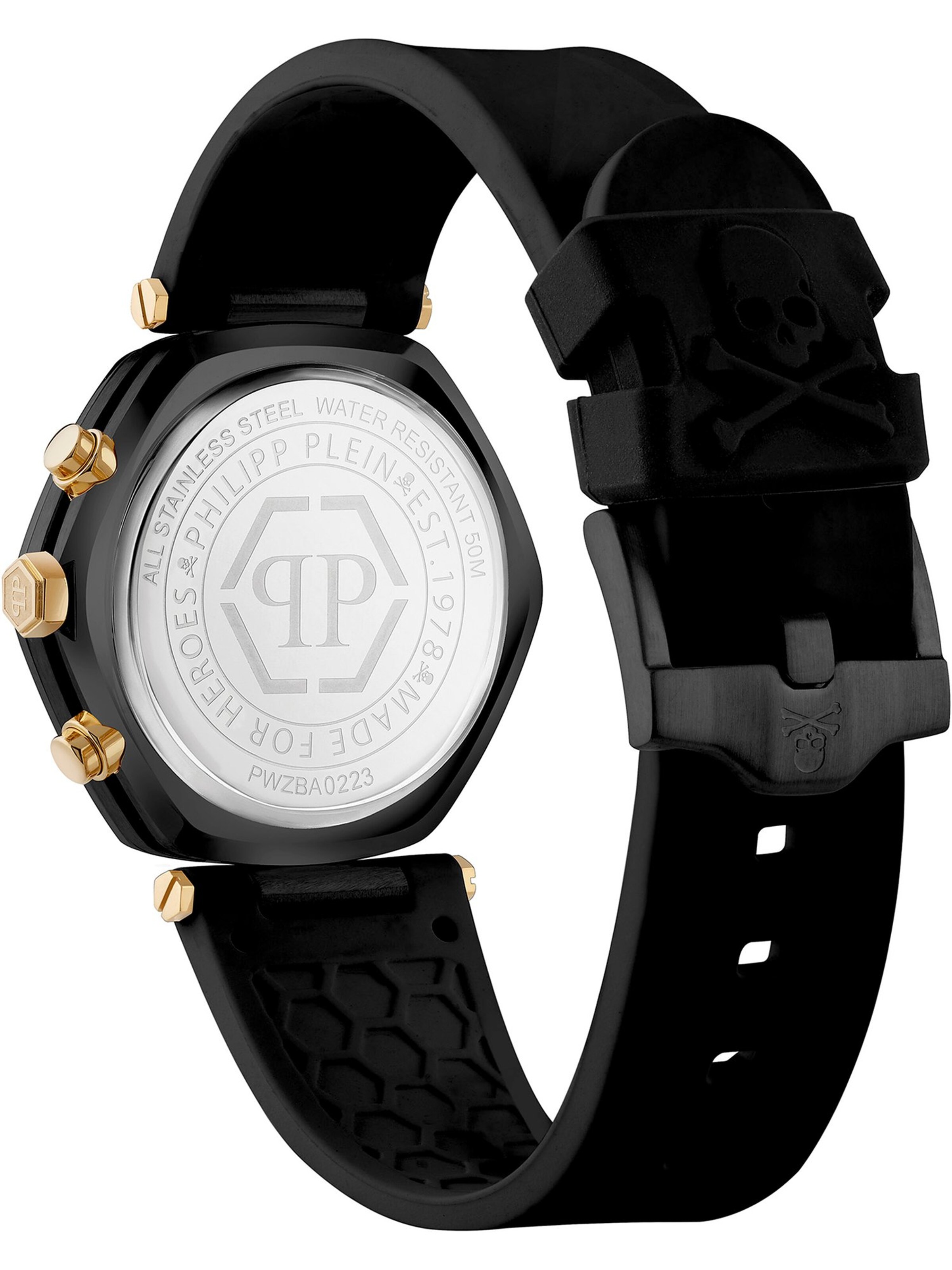 Montre à affichage analogique Philipp Plein en noir