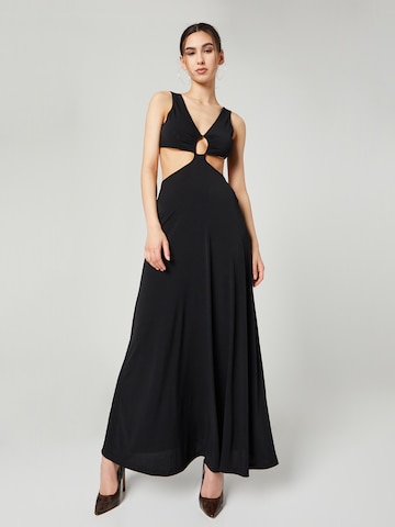 VIERVIER فستان صيفي 'Jana' بلون أسود