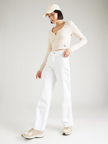 Calvin Klein Jeans Shirt in Beige