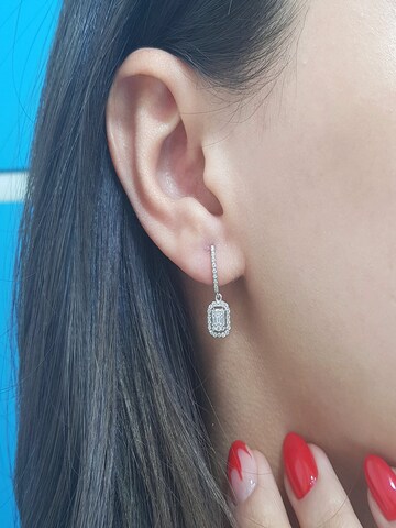 EinStein Diamant Earrings in Silver