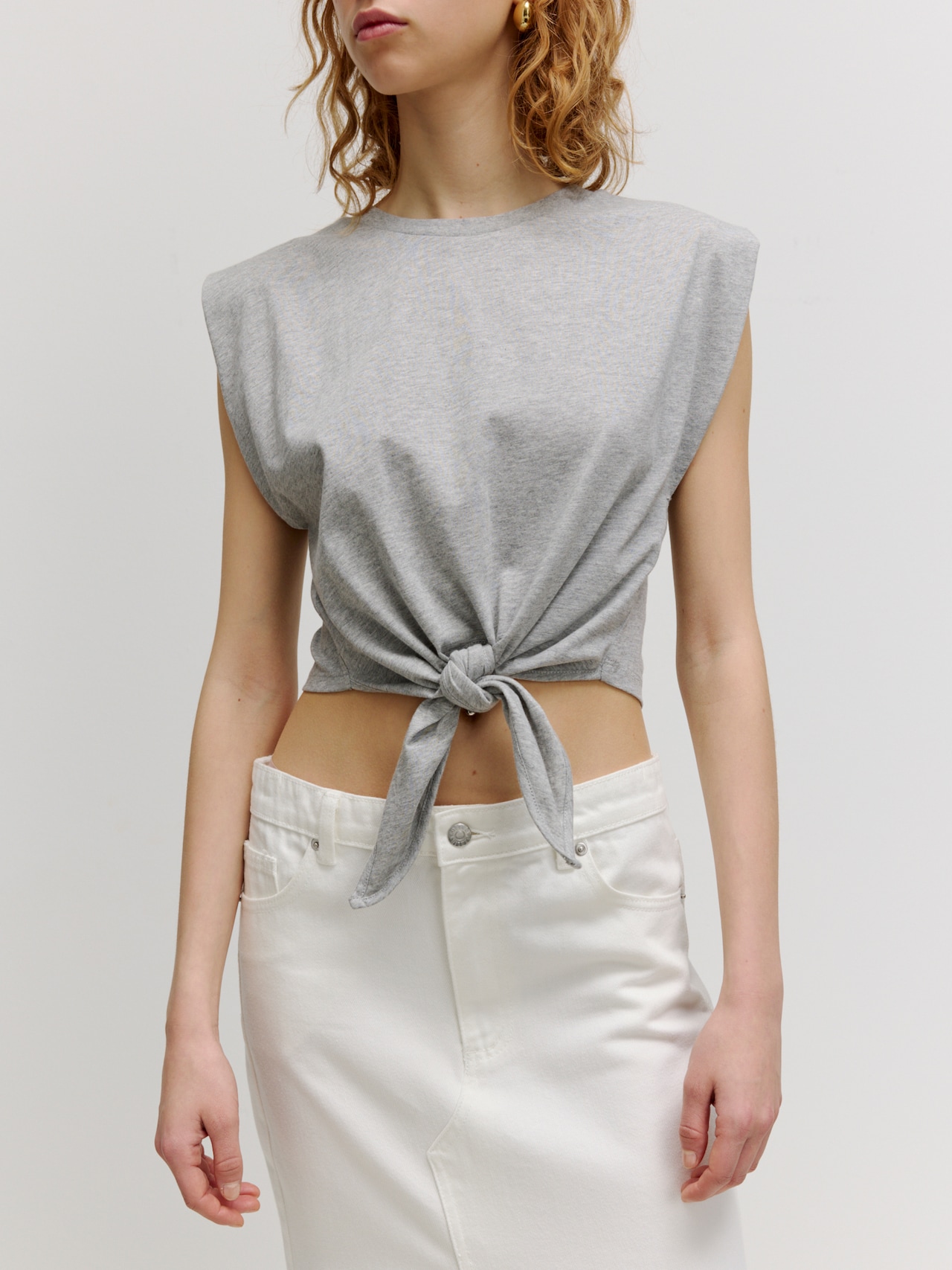 EDITED Shirt 'Silja' Grijs