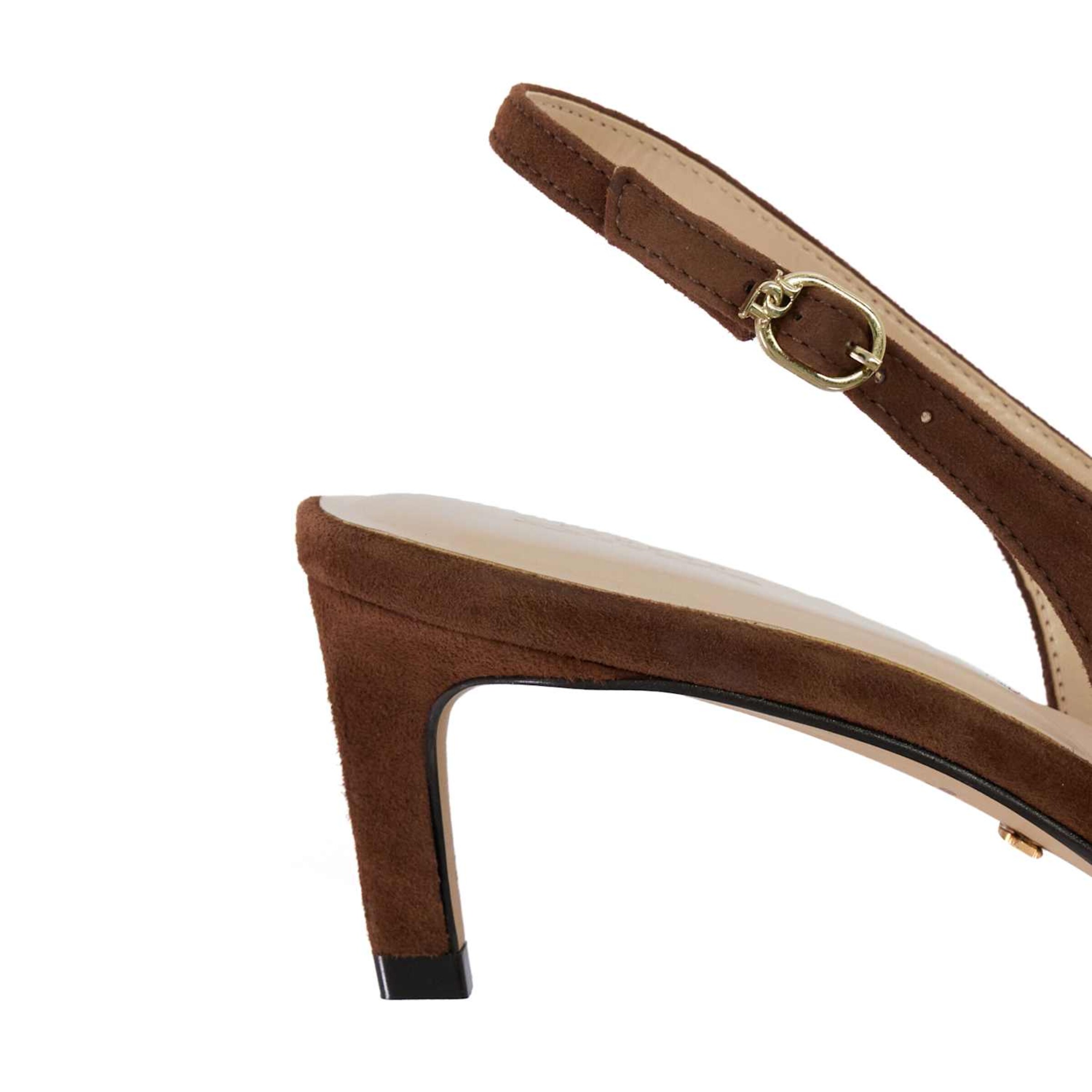 Dune LONDON Slingpumps 'Wei' in Braun