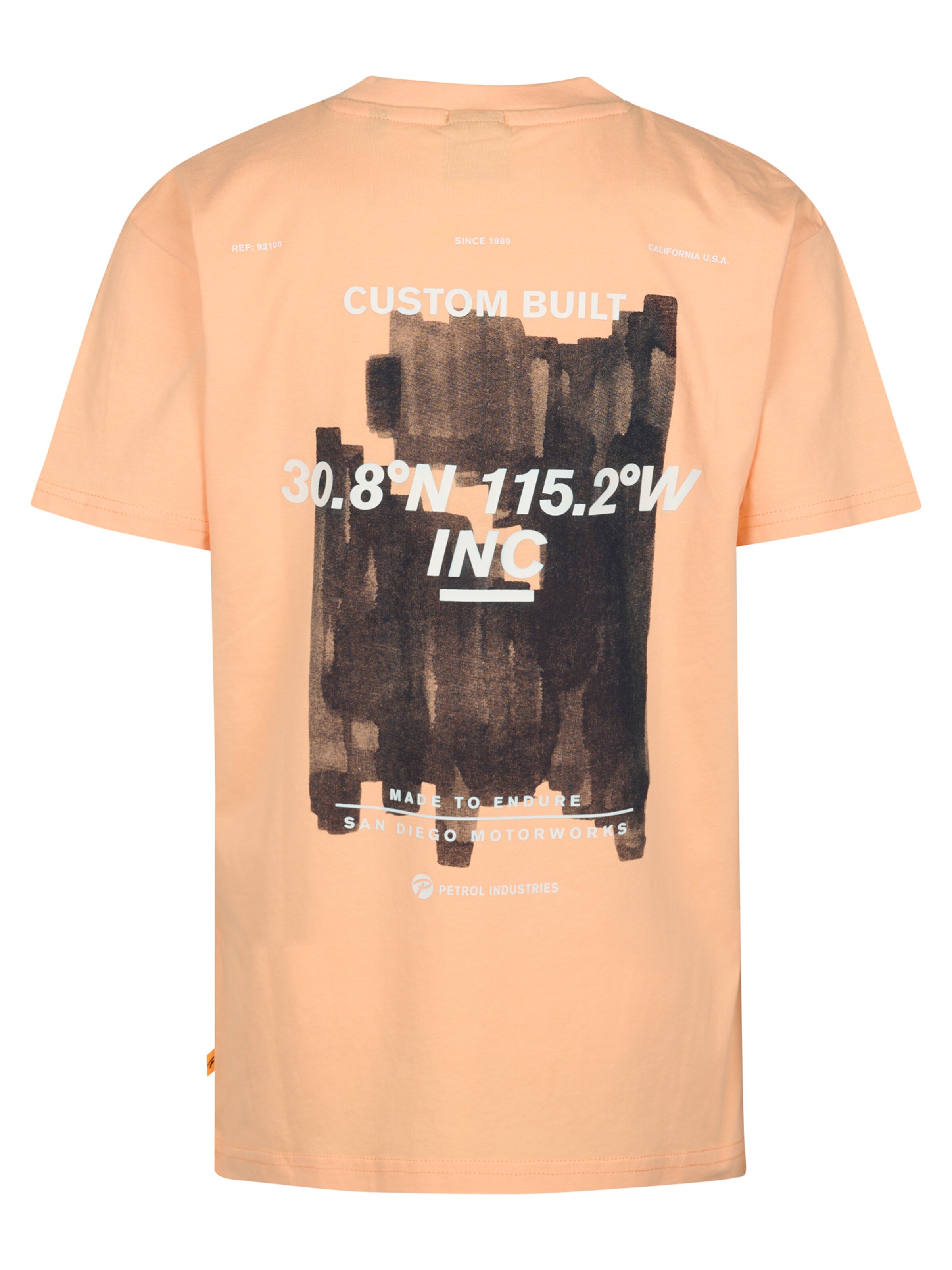 T-Shirt Petrol Industries en orange