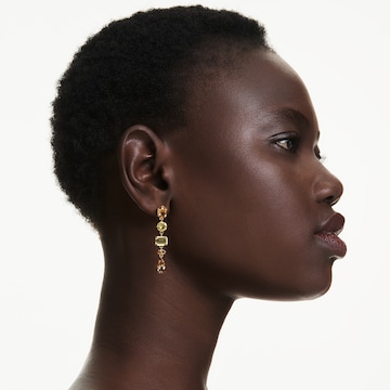 Boucles d'oreilles Swarovski en jaune