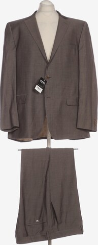 HECHTER PARIS Suit in L-XL in Brown: front