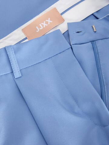 JJXX Wide Leg Bundfaltenhose 'ELLIS' in Blau