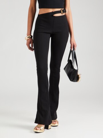 Versace Jeans CoutureFlared/zvonoliki kroj Hlače - crna boja: prednji dio