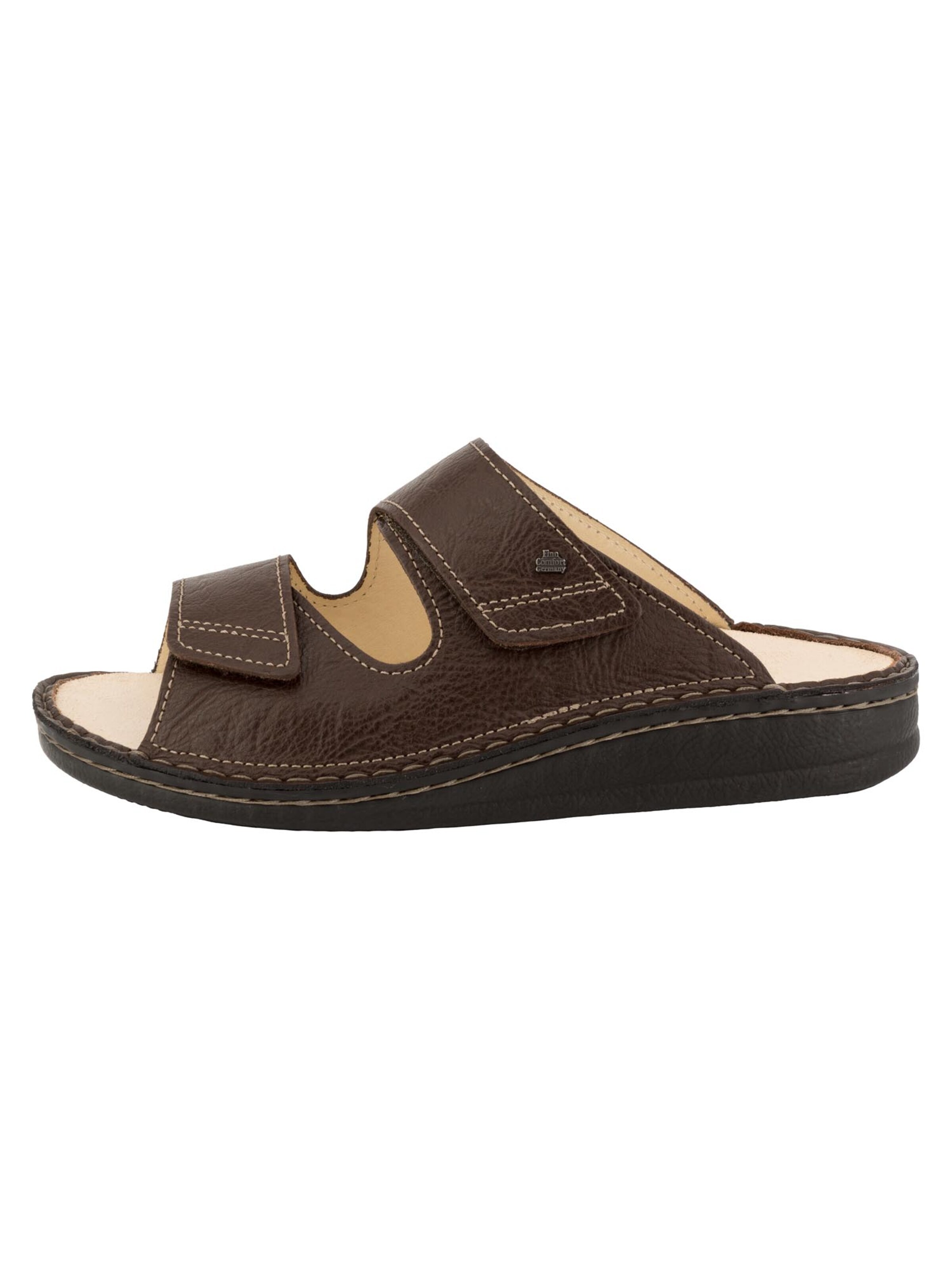 Finn Comfort Mules 'RIAD' in Brown: front