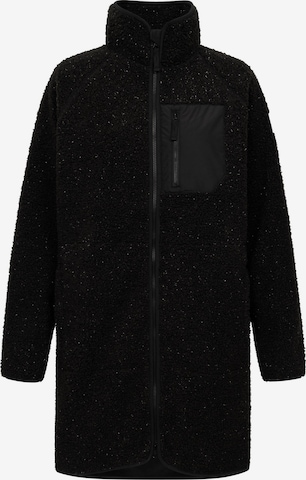 Derbe Fleece Jacket in Black: front