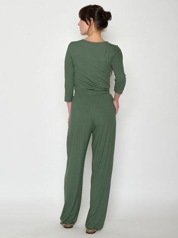 GREENBOMB Regular Broek 'Mood Basic' in Groen
