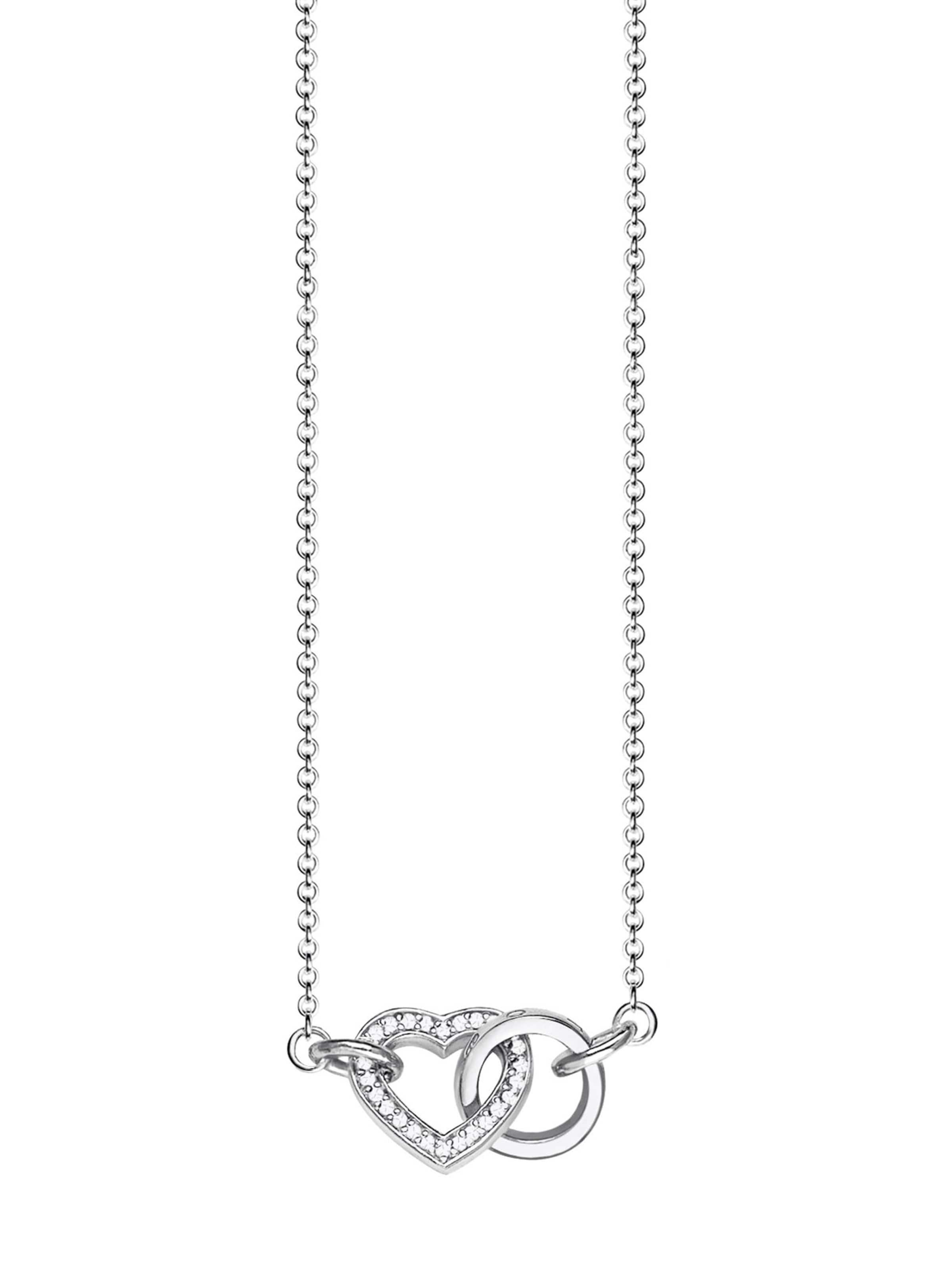 Thomas Sabo Kette 'Together' in Silber: Vorderseite