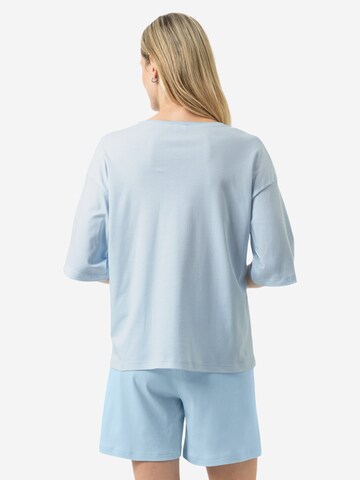 Mey Pyjama 'Simple Stripes' in Blauw