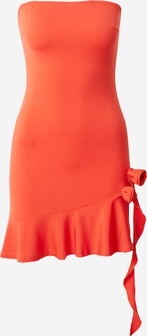 Nasty Gal Φόρεμα κοκτέιλ σε κόκκινο: μπροστά