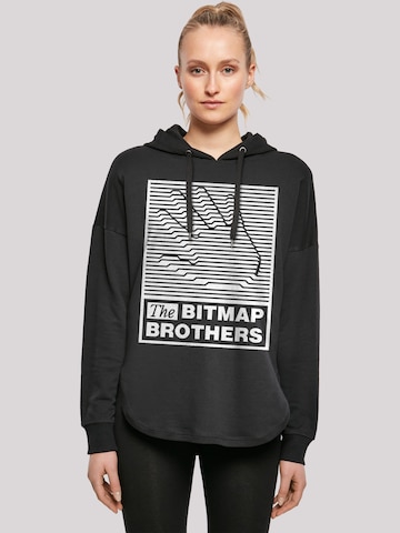 F4NT4STIC Sweatshirt in Zwart: voorkant