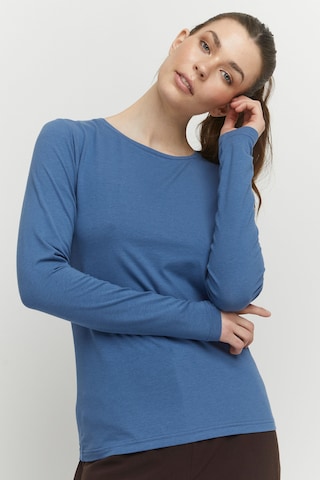 b.young Shirt 'PAMILA' in Blauw: voorkant
