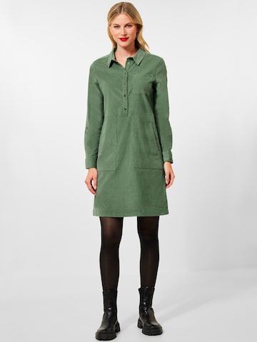 STREET ONE Shirt Dress in Green: front