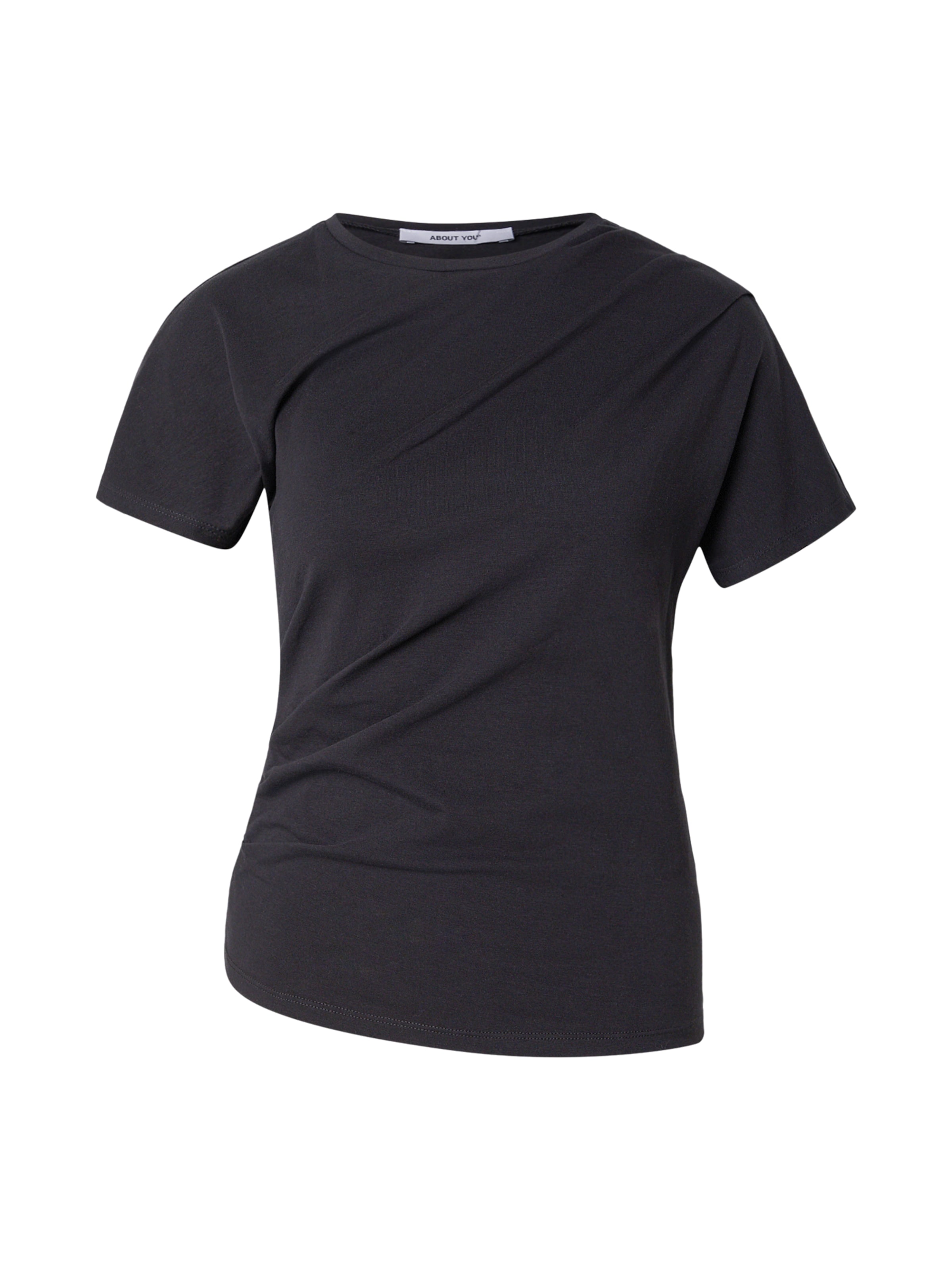 ABOUT YOU Majica 'Cim' | črna barva: sprednja stran