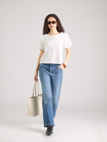 Pulover de la MORE & MORE pe alb