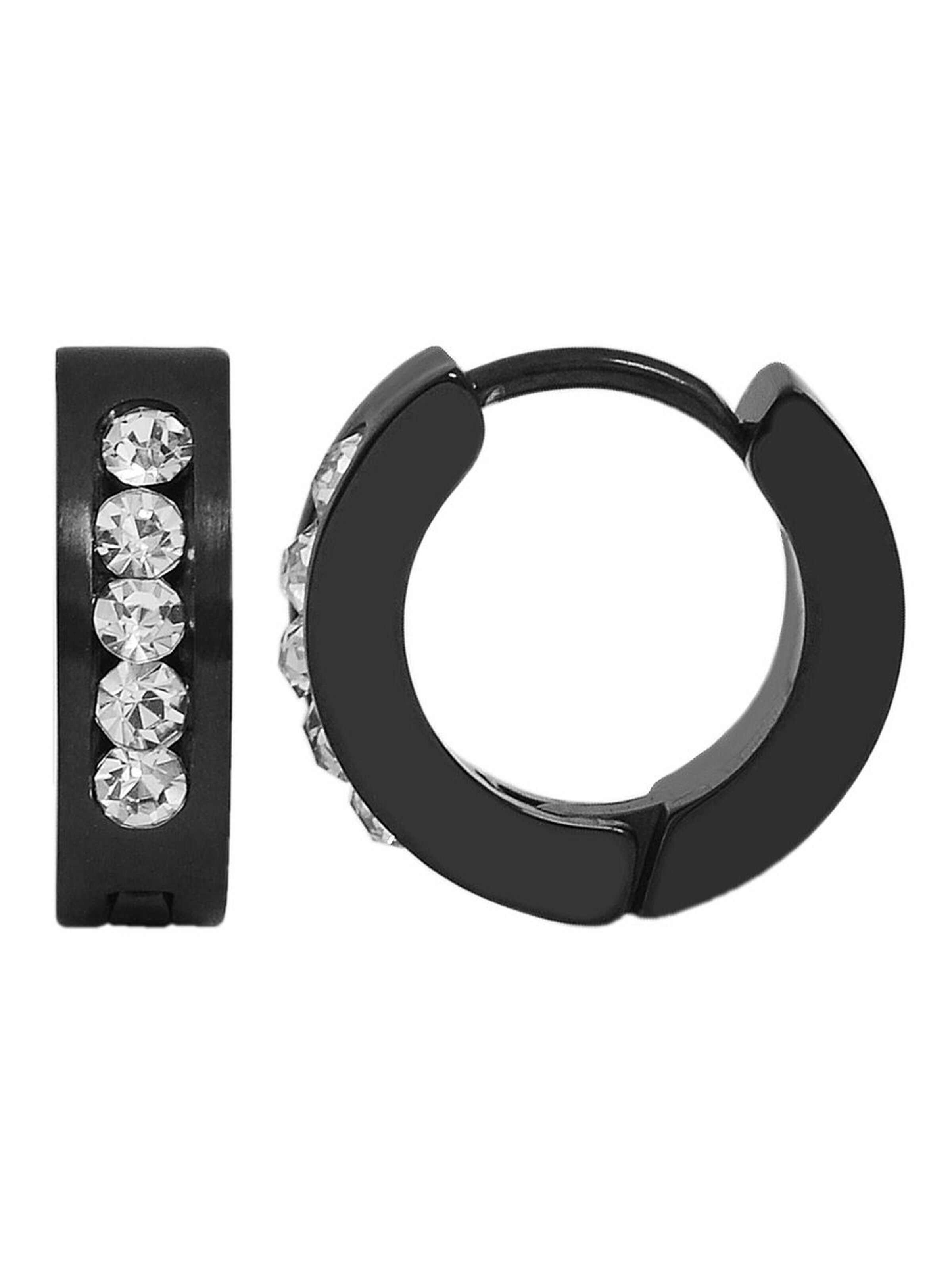 Akzent Earrings 'Zwena, hautverträglich' in Black