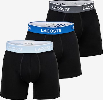 LACOSTE Boxer shorts in Black: front