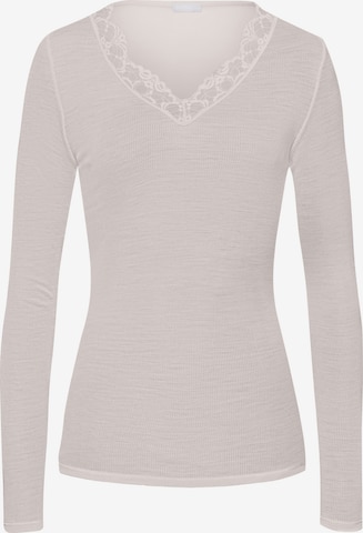 Hanro - Camisa em bege: frente