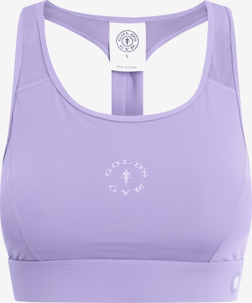 Bustier Soutien-gorge de sport 'Nadia' GOLD´S GYM APPAREL en violet : devant