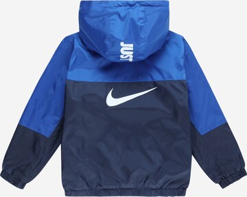 Nike Sportswear Přechodná bunda – modrá