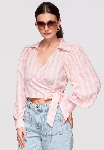 Ombre Blouse in Pink