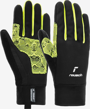 REUSCH Athletic Gloves 'Arien STORMBLOXX™ TOUCH-TEC™' in Yellow: front