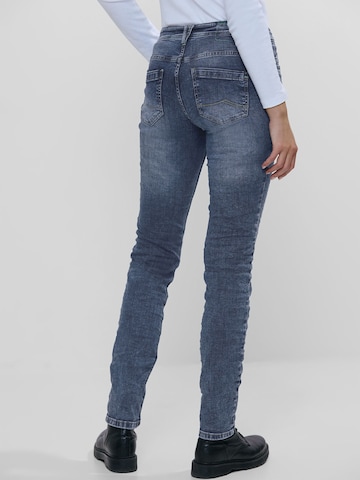 CECIL Slimfit Jeans 'Scarlett' in Blau