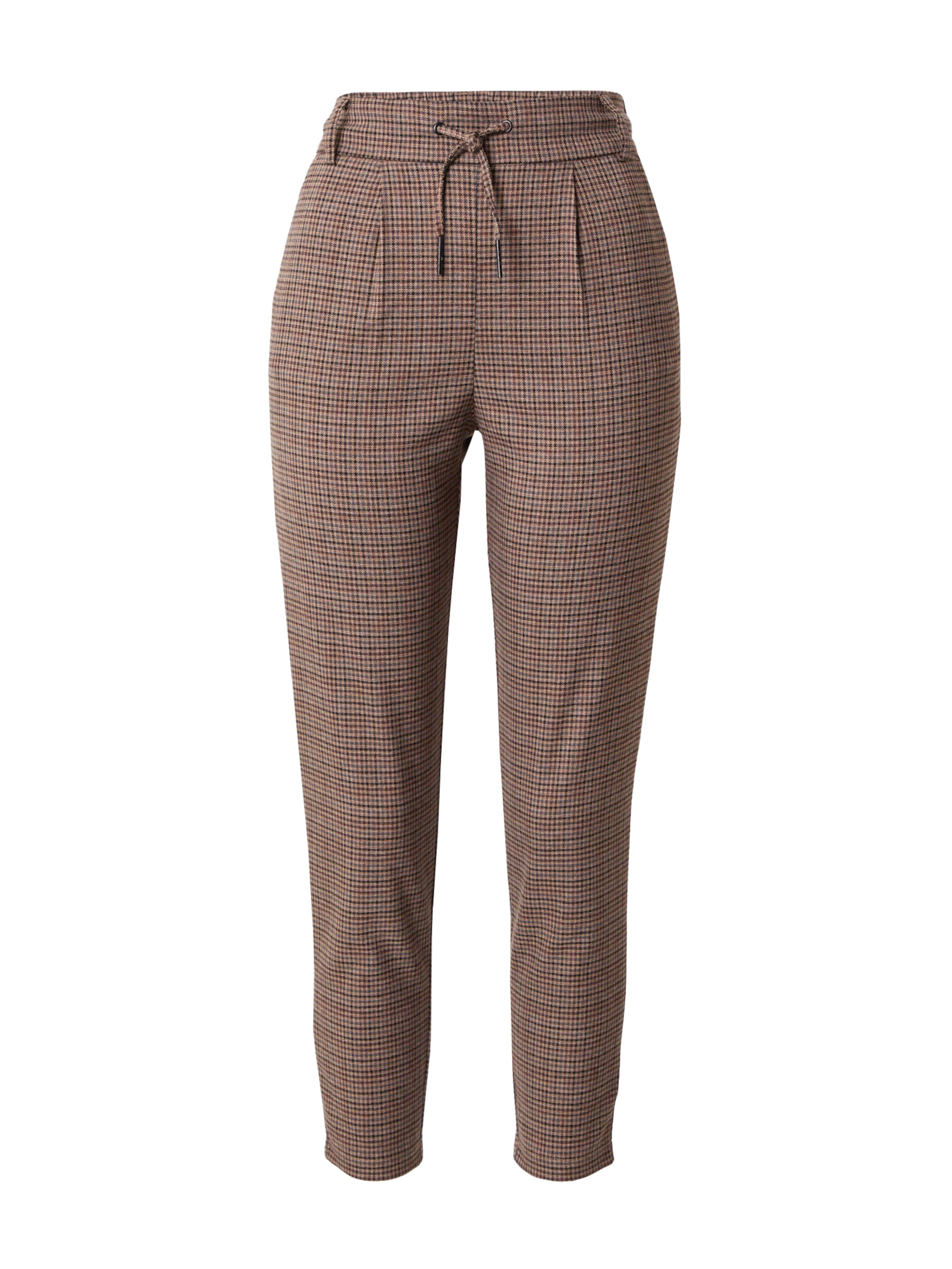 Pantaloni con pieghe di ONLY in marrone: frontale