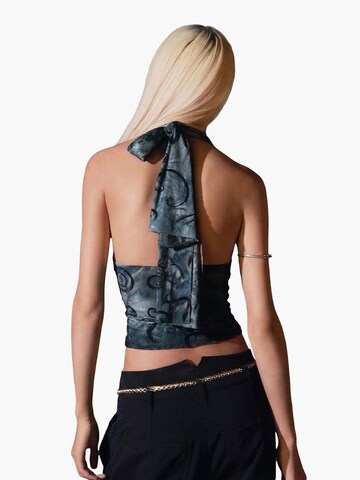 Desigual Top w kolorze niebieski