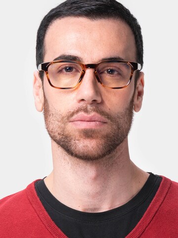 Herling Glasses 'Thayer Blue Light' in Brown