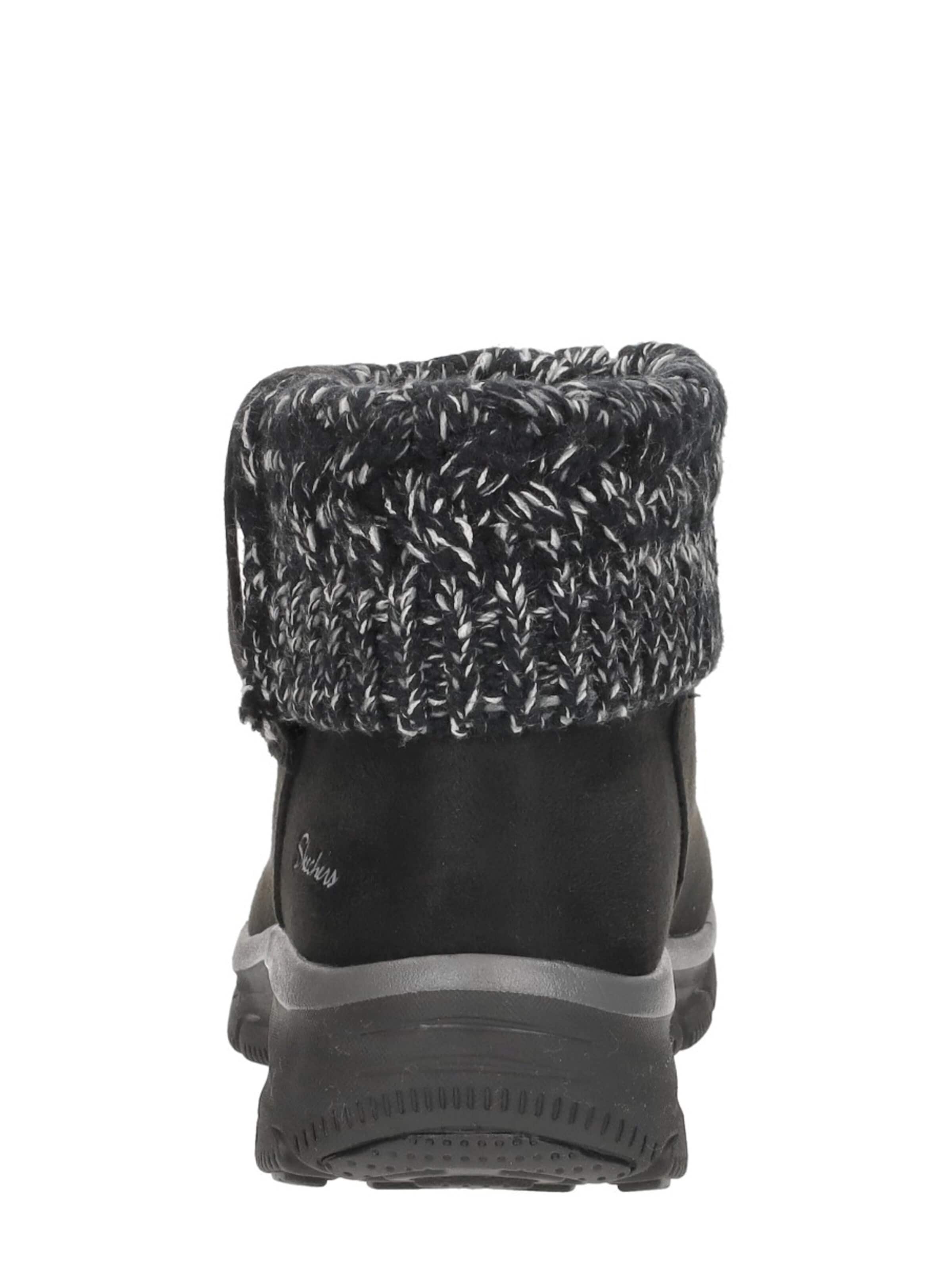 Boots 'Enkellaarsjes Plat' SKECHERS en noir
