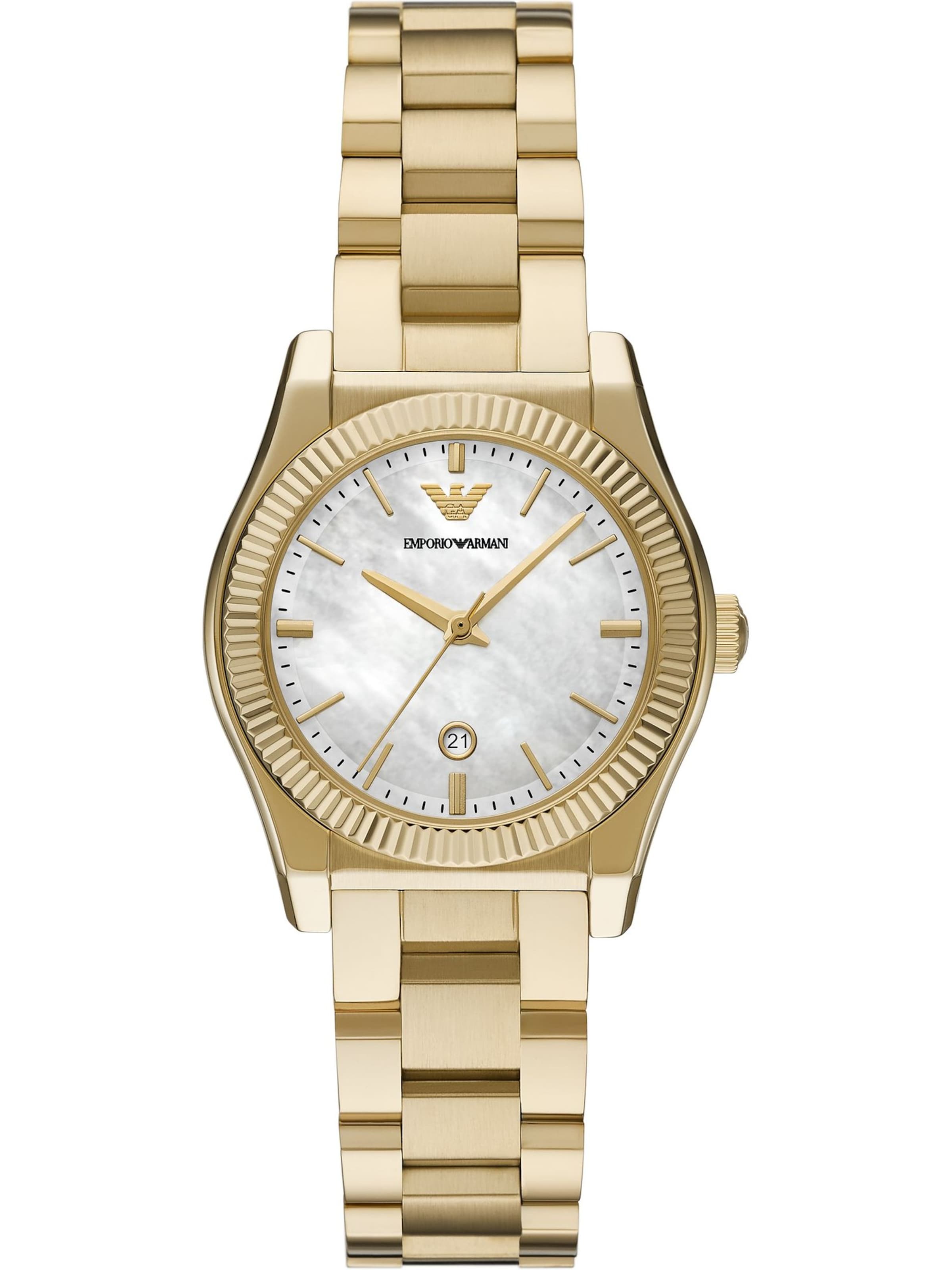 Emporio Armani Analog watch in Gold: front