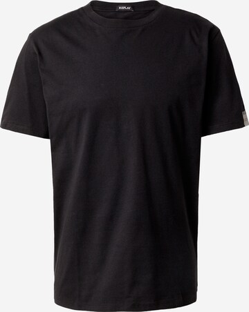 REPLAY Shirt in Black: front