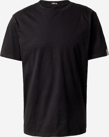 REPLAY Majica | črna barva: sprednja stran