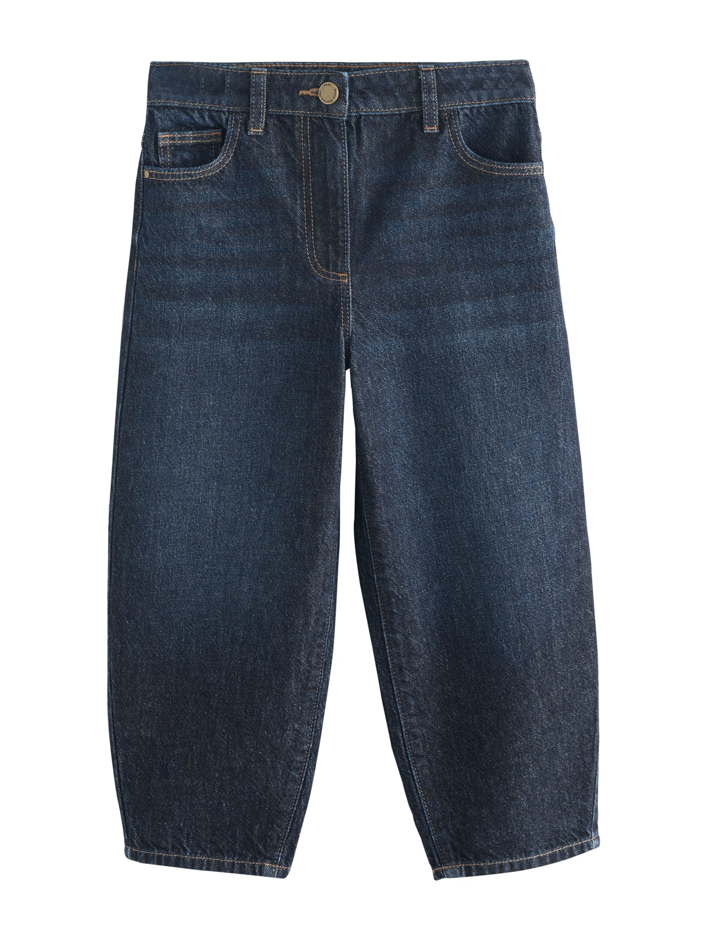 mėlyna Next „Baggy“ Džinsai: priekis