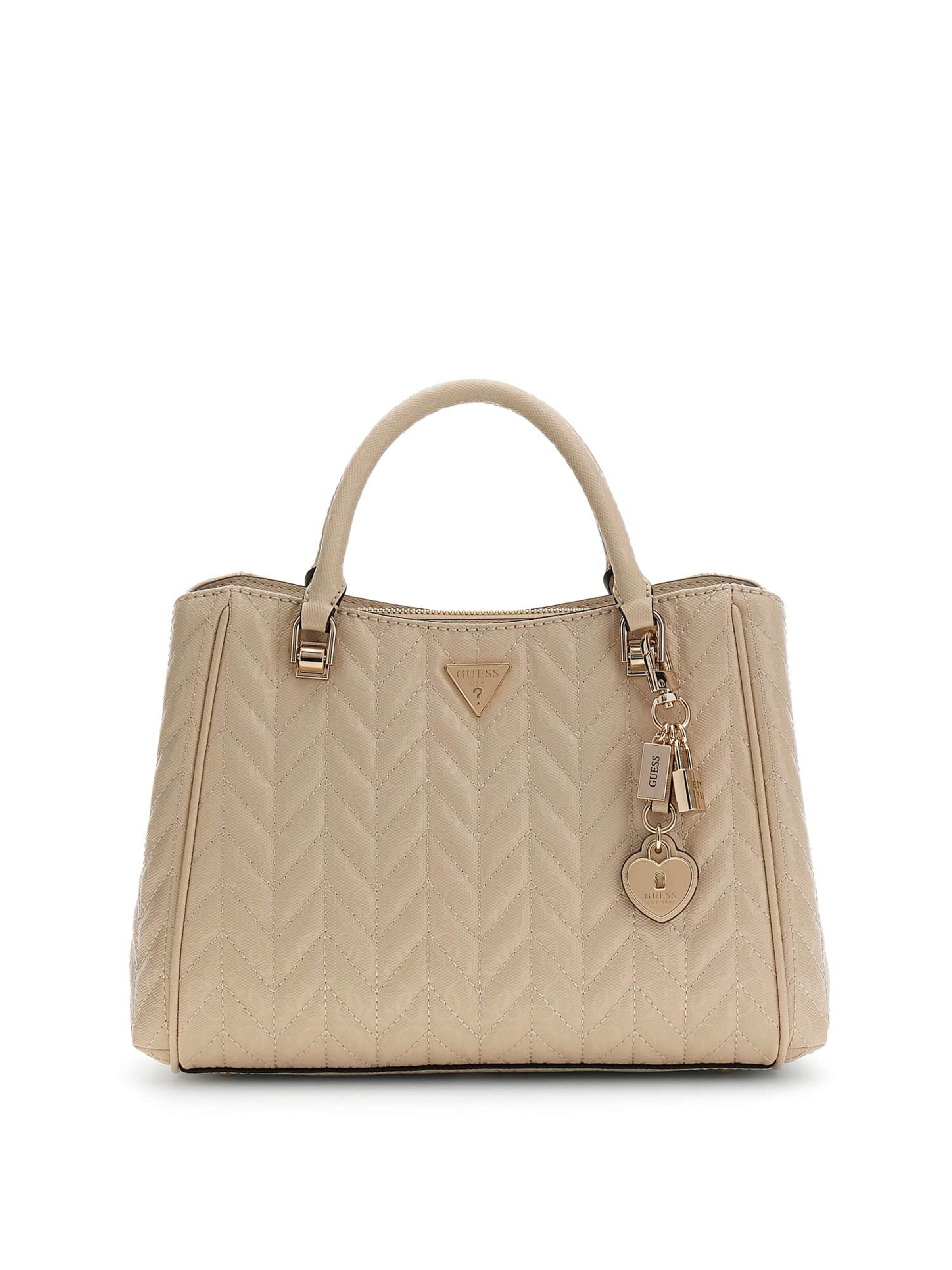 GUESS Umhängetasche 'Stacey' in Beige: Vorderseite