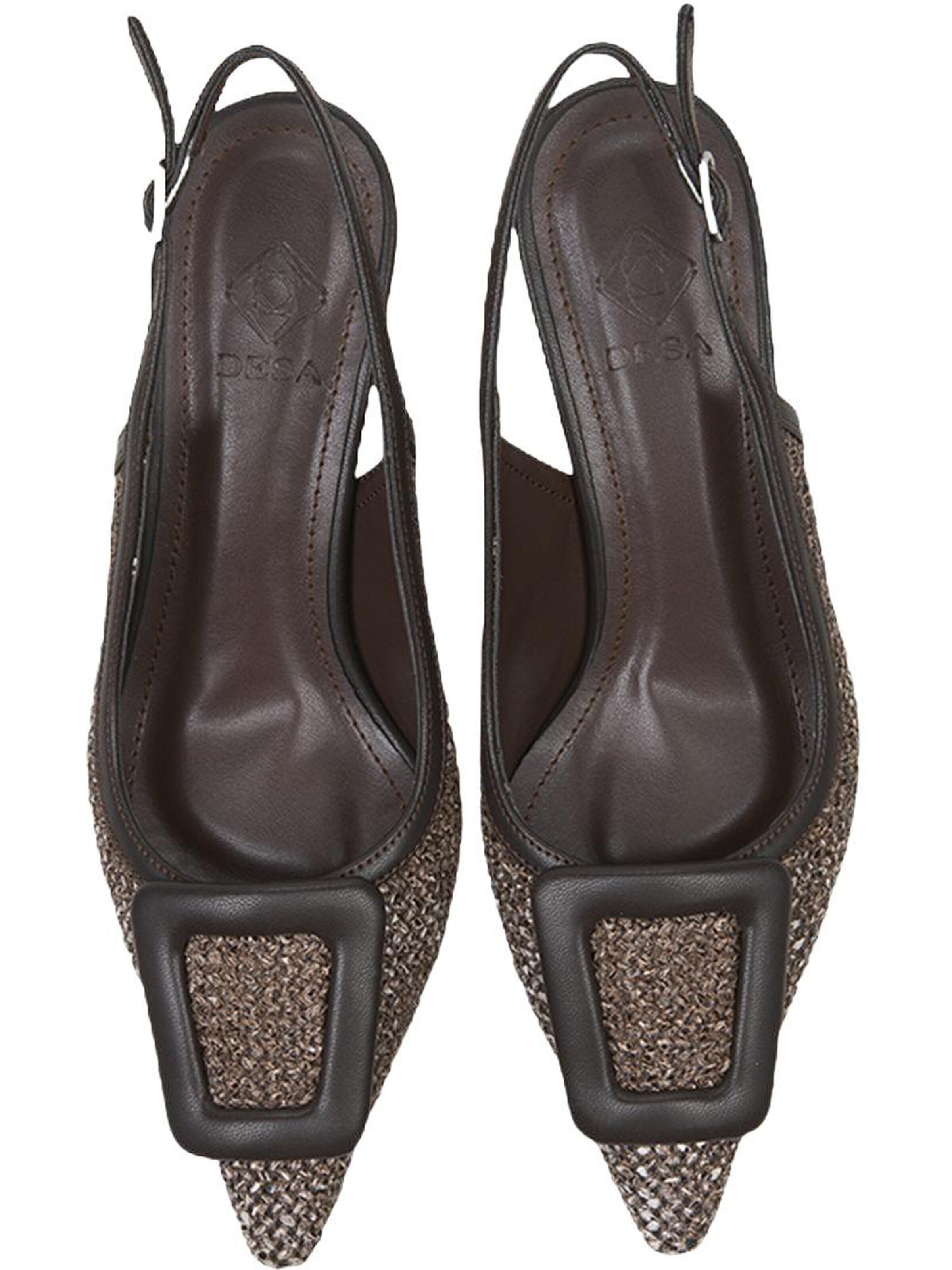 Desa - Zapatos con plataforma 'Pumps' en marrón