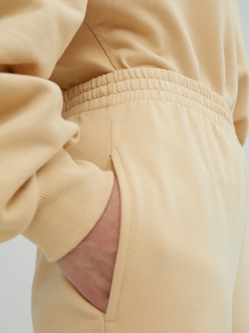 EDITED Wide Leg Bukser 'Sylvia' i beige