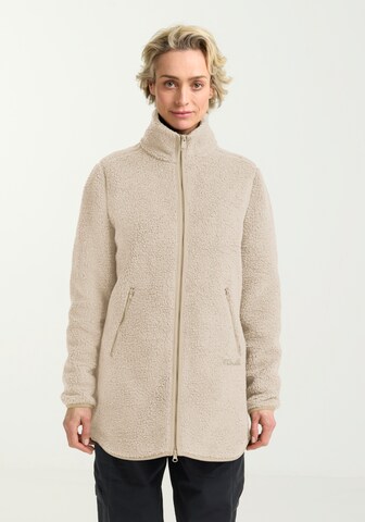 JACK WOLFSKIN Winter Coat in White: front