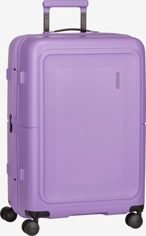 American Tourister Cart ' Spinner 67 EXP ' in Purple: front