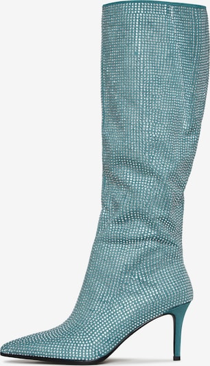 CESARE GASPARI Boots in Blue / Silver, Item view