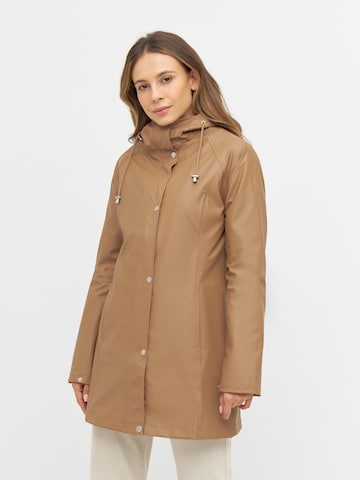 Manteau fonctionnel 'RAIN87' ILSE JACOBSEN en marron : devant