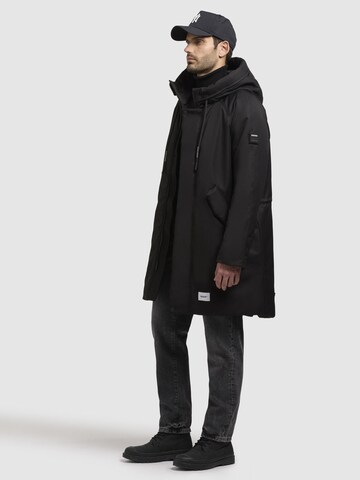 khujo Wintermantel ' Anth-YM ' in Schwarz