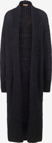 tRUE STANDARD Knit Cardigan in Black: front