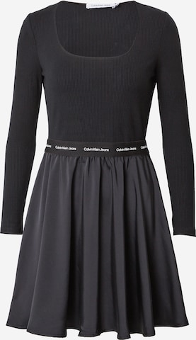 Calvin Klein Jeans Kleid in Schwarz: predná strana