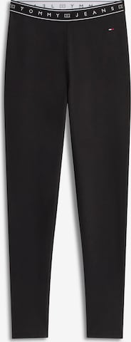 Tommy Jeans Скинни Леггинсы в Черный: спереди