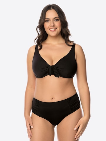 Vivisence T-shirt Bikini Top '3202' in Black
